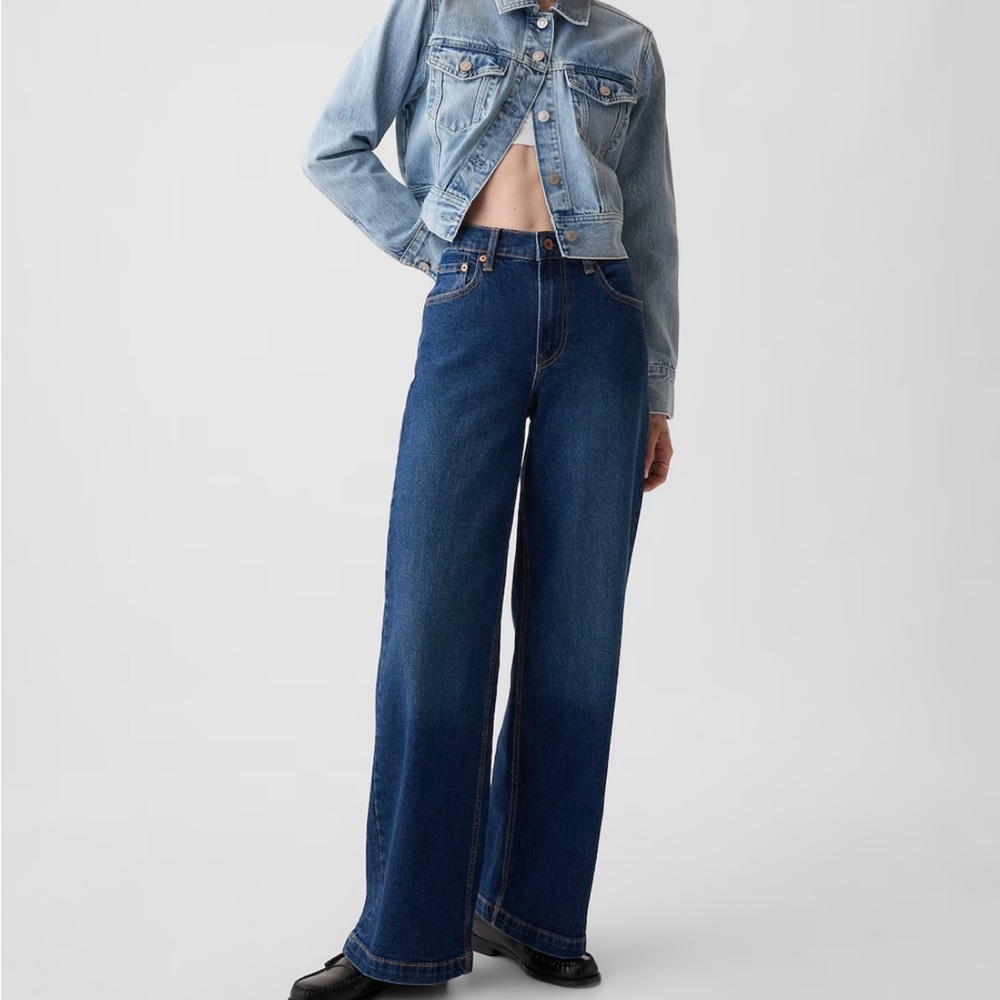 GAP High Rise Wide Leg Jeans